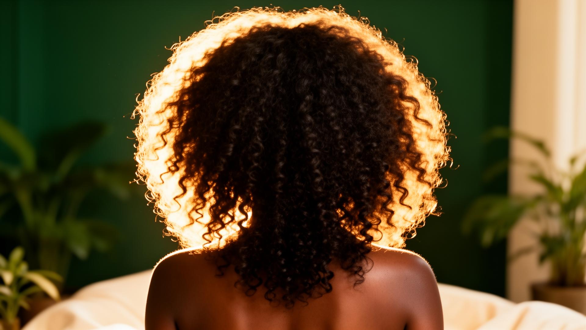 Cheveux naturels lumineux